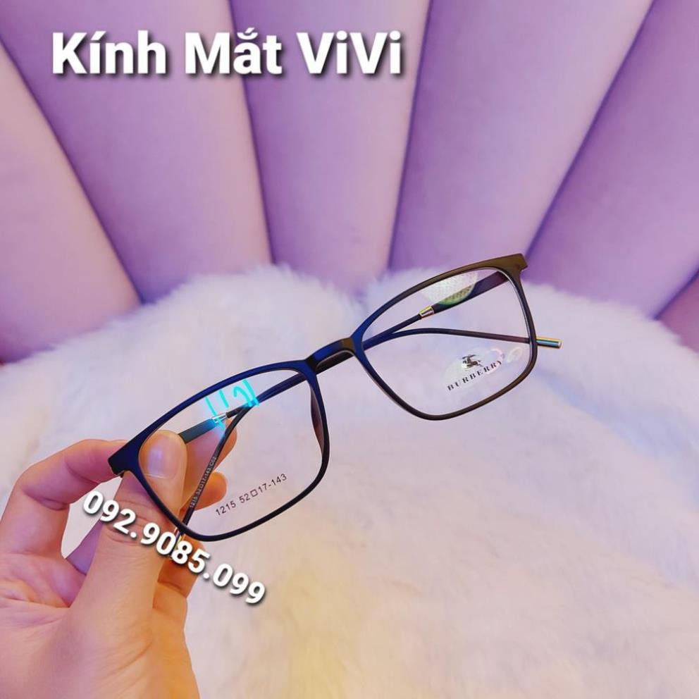 Gọng kính cận vuông mảnh Nam Nữ V1215 - Kính thời trang 0 độ