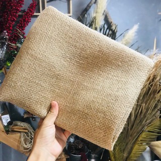 1 mét vải bố thô thưa kích thước khổ vải 120cm