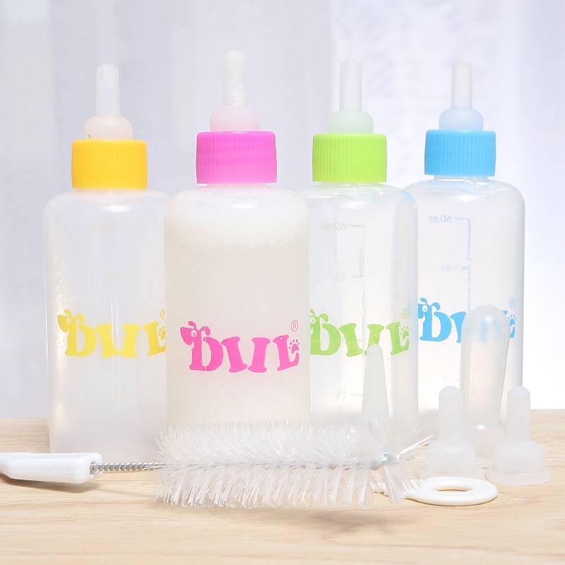 Bình ti sữa dành cho Chó Mèo con - Dung tích 60ml ChunChut PetShop