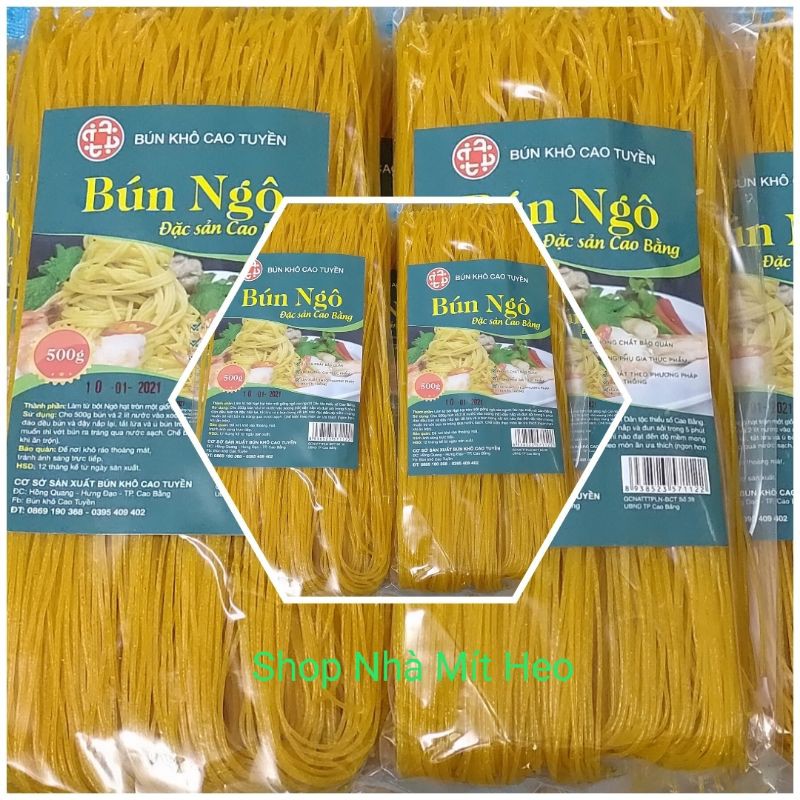 Đặc sản Cao Bằng/ Bún Ngô Cao Tuyền- thơm ngon bổ dưỡng gói 500gram