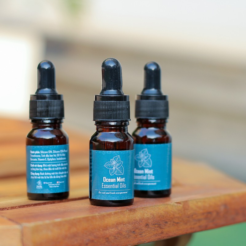 [CHÍNH HÃNG] Tinh dầu dưỡng tóc nam Ocean Mint Essential Oils 10ml chuyên dụng dành cho quý ông | Version 2 | BigBuy360 - bigbuy360.vn