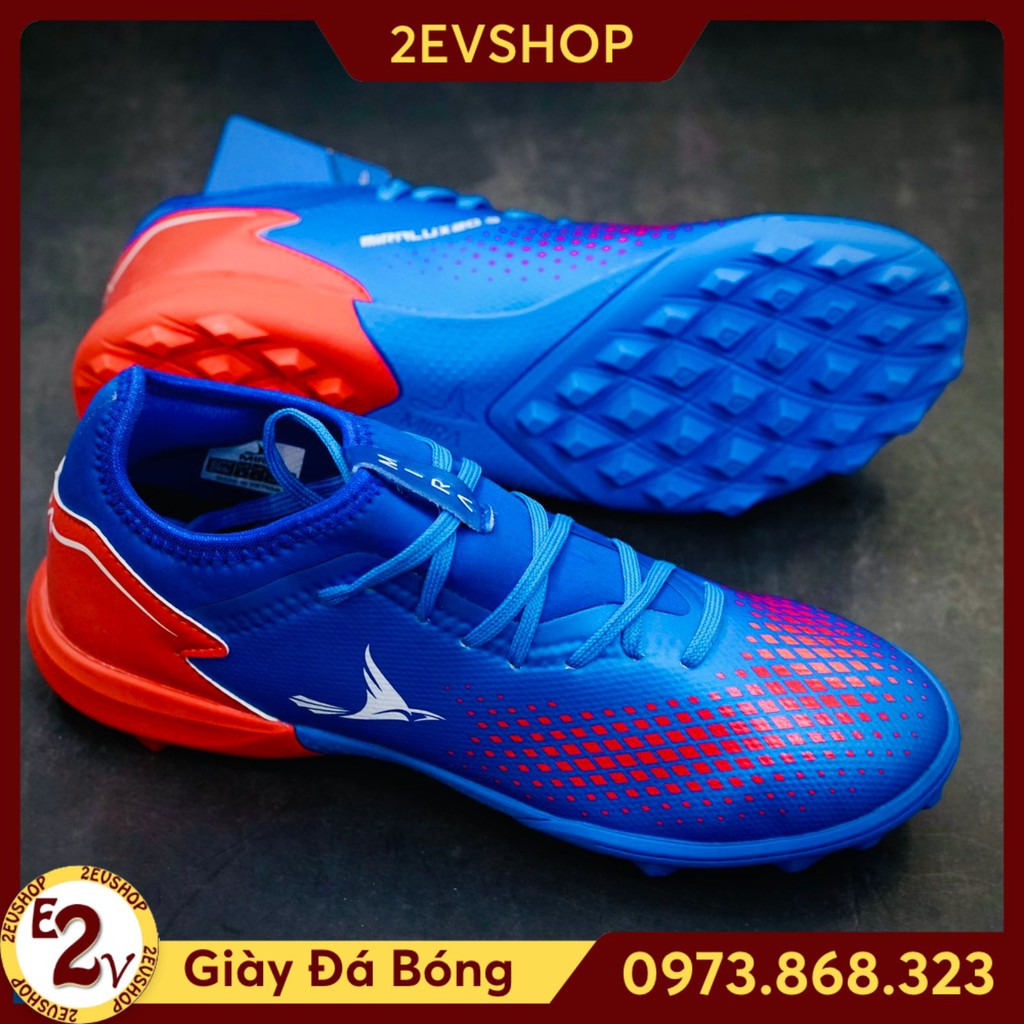 Giày đá bóng thể thao nam chất Mira Lux 20.3 Colorful, giày đá banh cỏ nhân tạo cao cấp - 2EVSHOP