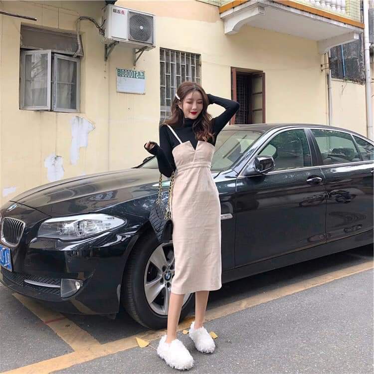 SET ÁO LEN MIX YẾM XẺ NGỰC (Mini House)