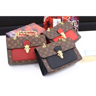 Túi xach Lv pha đỏ fullbox
