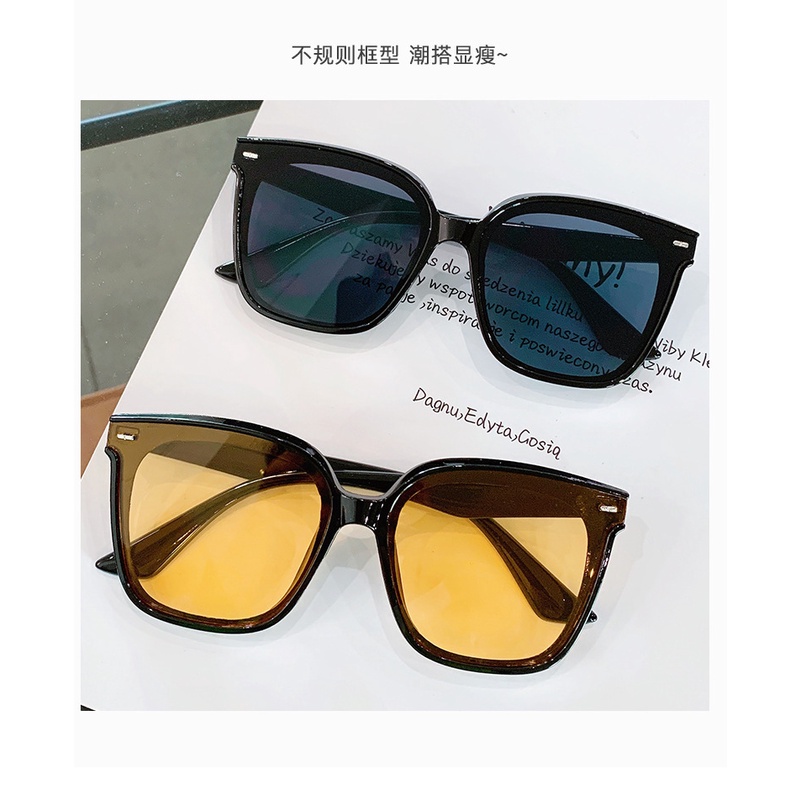 Kính Mát Gọng Vuông To Chống Tia Cực Tím UV Phong Cách Hàn Quốc Dành Cho Nam và Nữ M2-15