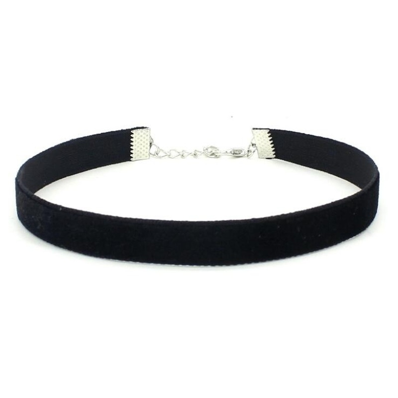 Set 6 Vòng Cổ Choker Ren Hoa Đen Cá Tính