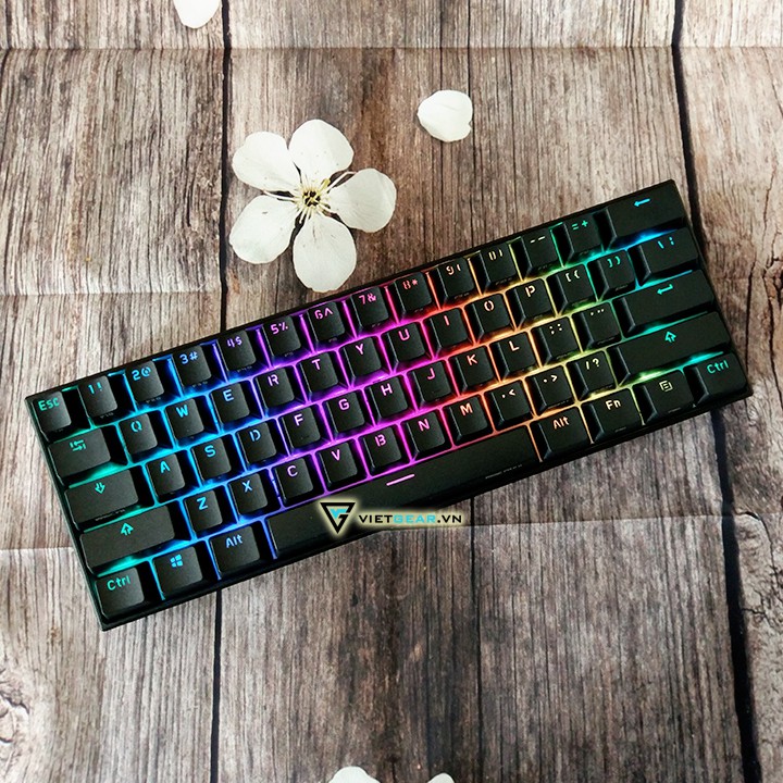 [Freeship 50k Toàn Quốc] Bàn phím cơ ANNE PRO V2 màu đen, bluetooth 5.0, led RGB