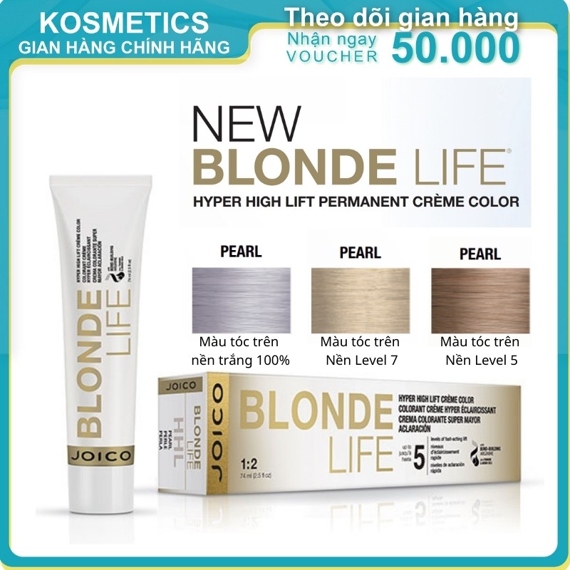 Màu nhuộm nâng tông cao và bền màu JOICO Blonde Life Hyper HHL 74ml