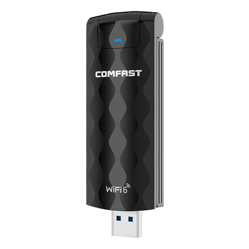 Usb WiFi 6 Cổng USB 3.0 Băng Tần Kép 1800Mbps 2.4G / 5.8Ghz