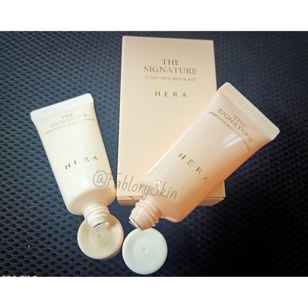 COMBO DẦU TẮM VÀ SỮA DƯỠNG BODY HƯƠNG NƯỚC HOA PHÁP - HERA THE SIGNATURE 20mlx2chai (Date 2023) | BigBuy360 - bigbuy360.vn