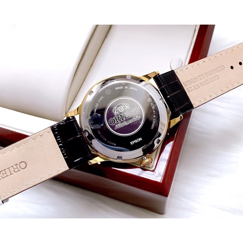 Đồng hồ nam Orient Bambino Gen 2 SAC00007W0-B - Đồng hồ Automatic Made in Japan - Bảo hành 1 năm