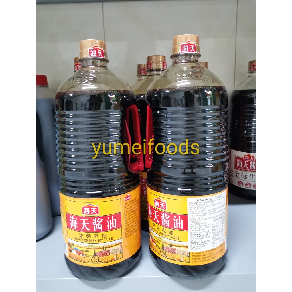 [BÌNH LỚN] Hắc Xì Dầu Nấm Hải Thiên GÍA RẺ 1.75L