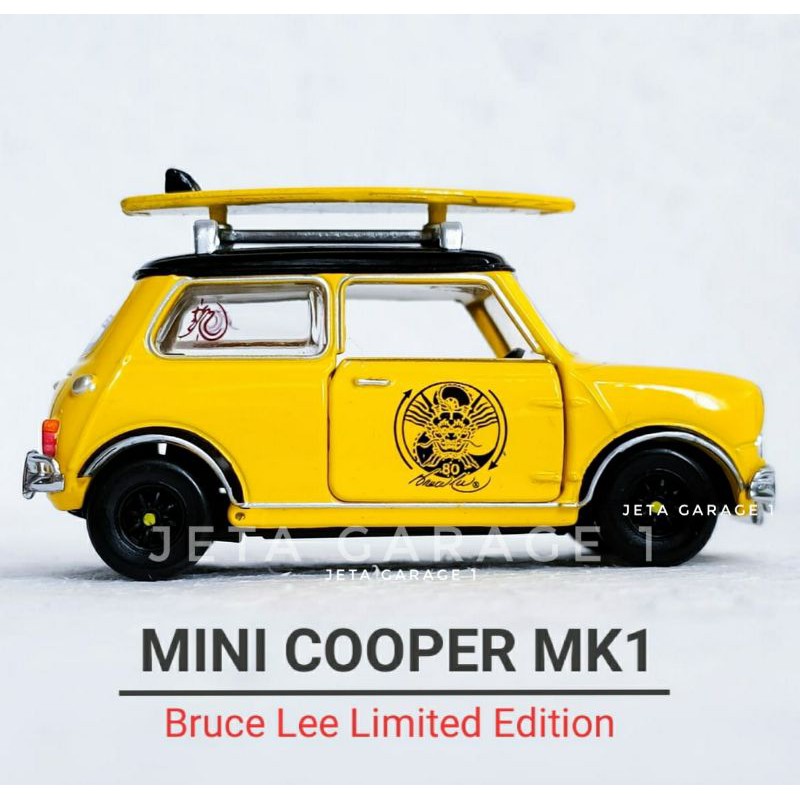 Mô Hình Xe Đồ Chơi Mini Cooper Mk1 Bruce Lee Edition 64