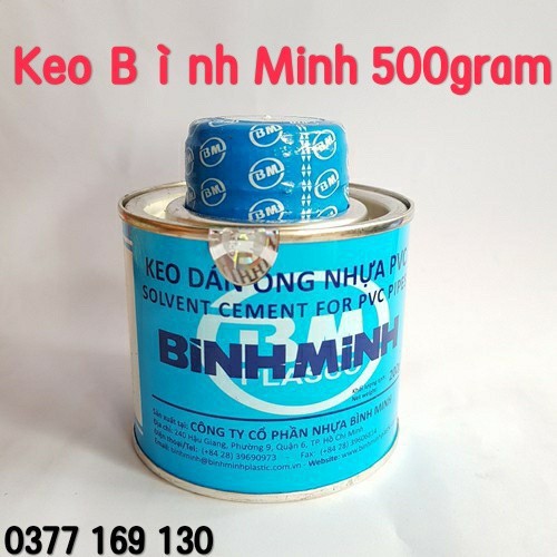 Keo dán ống Bình Minh 500gram - keo Bình Minh 500gram