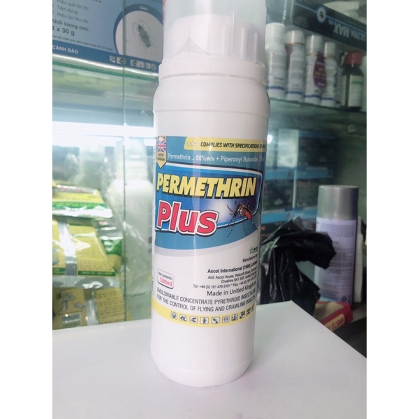 PERMETHRIN PLUS - 500ml / thuốc diệt côn trùng nhập khẩu Anh