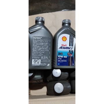 Nhớt Shell Advance Ultra 10w40 1L 100% SYNTHETIC
