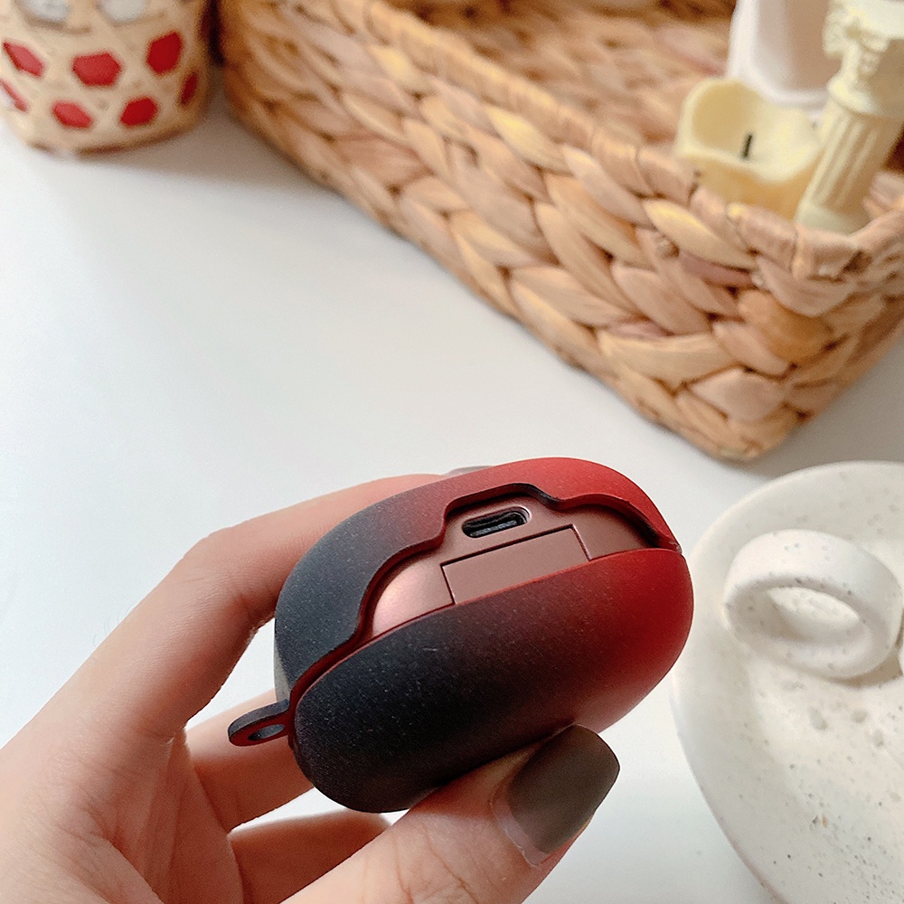 Vỏ bọc bảo vệ hộp sạc tai nghe không dây Samsung Galaxy Buds Live/ Buds Pro PC cứng nhám màu sắc gradient