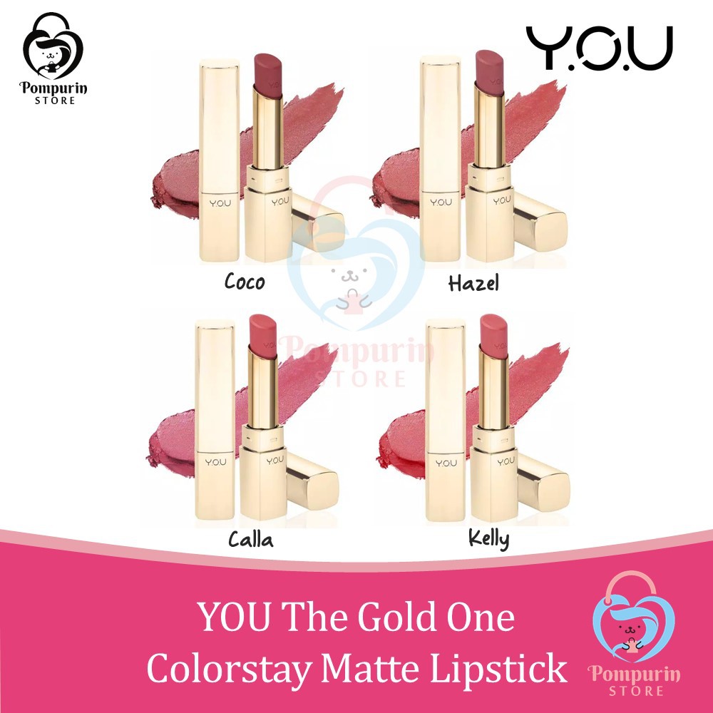 (hàng Mới Về) Son Lì You Màu Sắc Lâu Trôi Trọng Lượng 3.2g