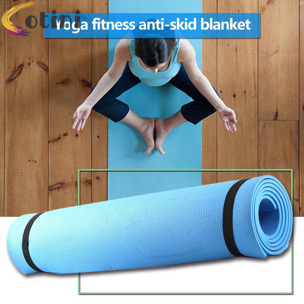 Thảm Tập Yoga Chống Trượt Thân Thiện Với Môi Trường 4mm / 6mm