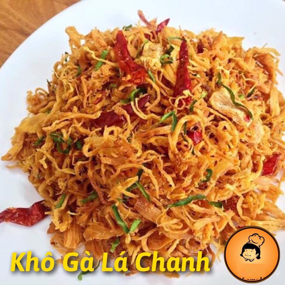  500G KHÔ GÀ CAY LÁ CHANH