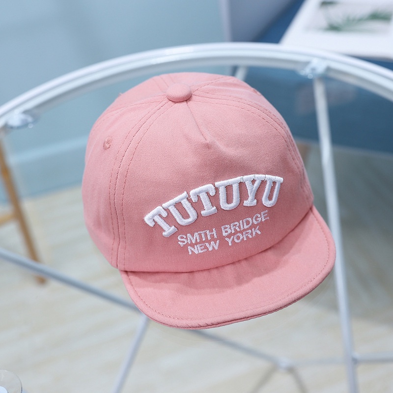 Mũ 8830 thêu chữ thời trang mùa xuân 2020 cho bé