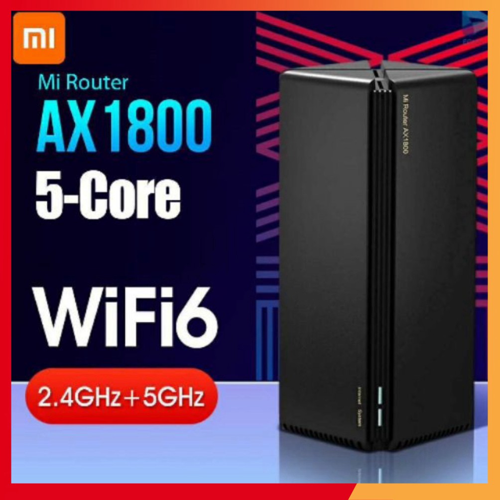 Bộ phát WiFi Xiaomi Mi Router AX1800, hỗ trợ mesh, WiFi 6 chính hãng