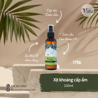 Xịt khoáng cấp ẩm viba 100ml và 250ml
