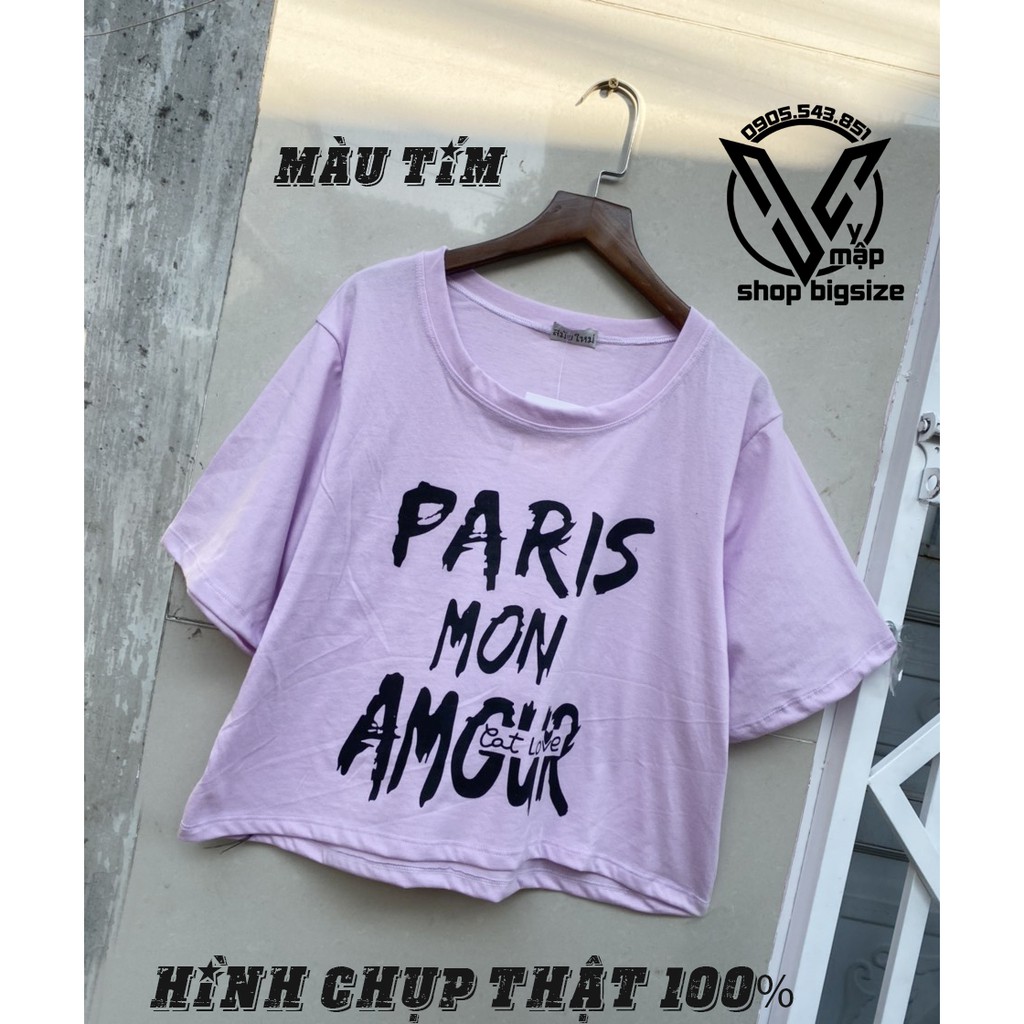 áo thun croptop bigsize nhiều mẫu