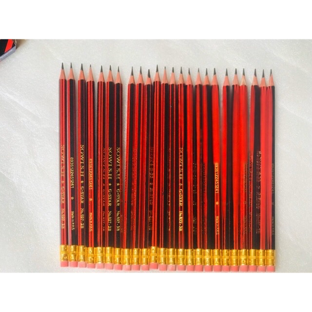Hộp 10 bút chì Học sinh (3 loại)