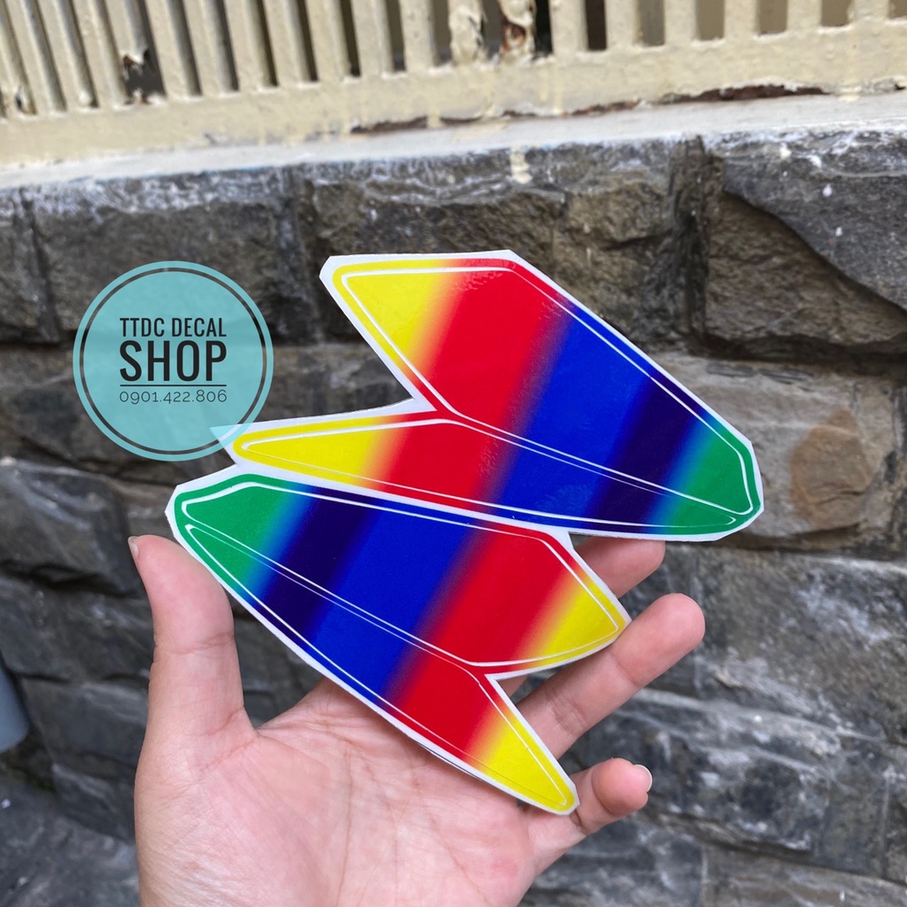 Tem Dán Đèn Xi Nhan Raider Satria