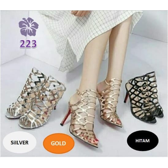 Giày Cao Gót Mũi Nhọn Đính Kim Sa Lấp Lánh Thời Trang Mùa Thu 2019 Mới Cho Nữ