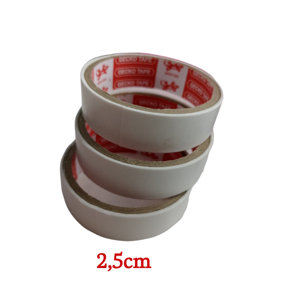 Băng dính 2 mặt siêu dính dán tranh ảnh poster bản rộng 1cm, đồ dùng học tập văn phòng phẩm