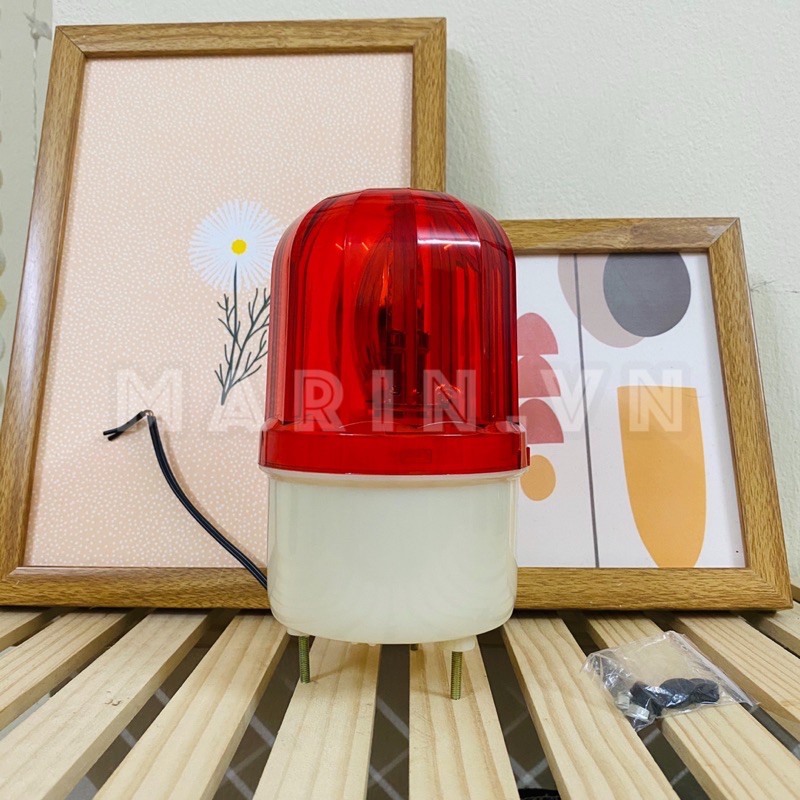 Đèn cảnh báo công trình thi công, đèn led xoay cảnh báo tín hiệu LTE-1101 sử dụng điện 220V