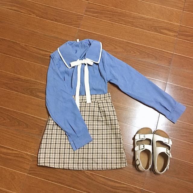 Set áo váy ulzzang