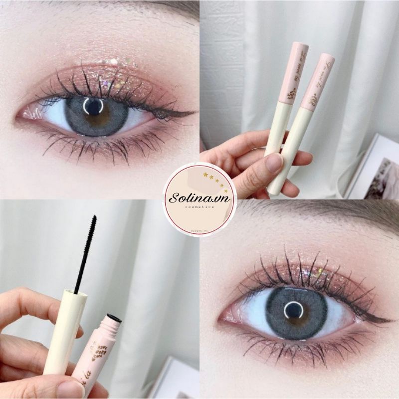 [Bán Buôn Sỉ] Mascara Siêu Mảnh Tơi Mi Lameila Skinny Microcara Vỏ Hồng