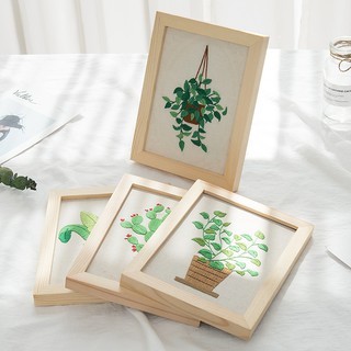 Khung tranh gỗ để bàn/treo tường