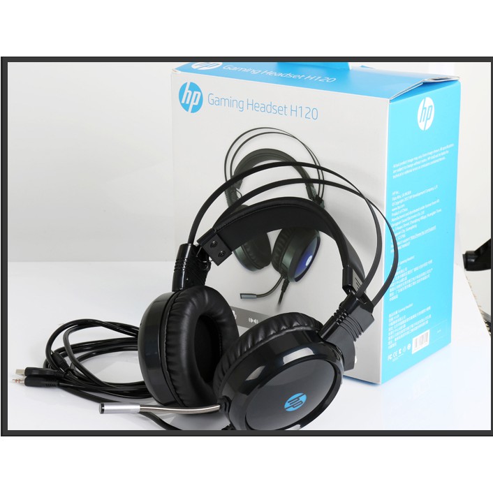Tai nghe chụp tai Gaming HP H120 màn loa 50mm - Techno/EDM cực tốt (Đen)