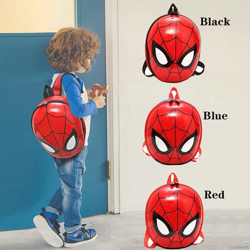 Ba lô đi học hình người nhện dễ thương cho bé