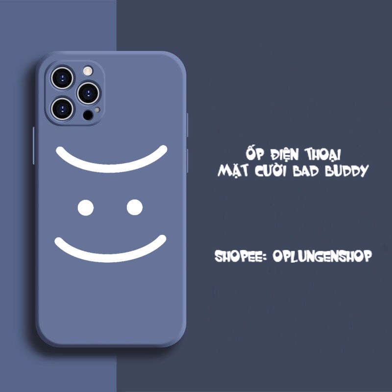 Ốp dẻo xanh xám mặt cười Nanon Pran Ohm Bad Buddy hot hit