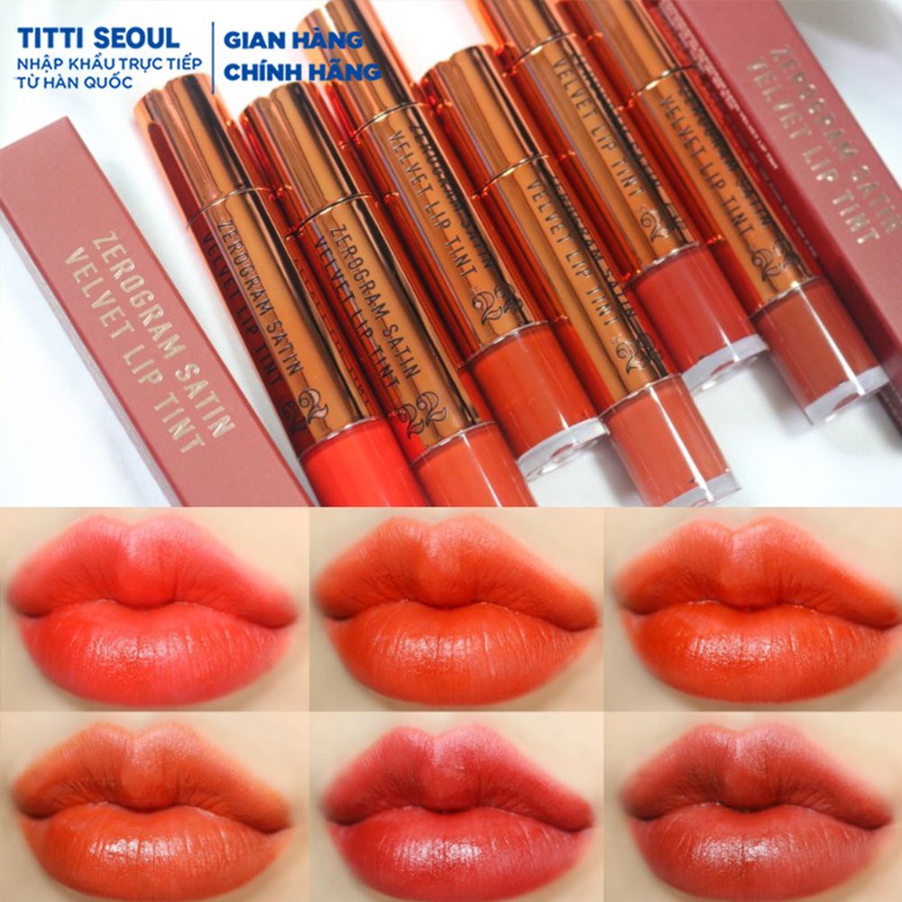Son Kem Lì Chosungah Ver 22 Zerogram Satin Velvet Lip Tint | BigBuy360 - bigbuy360.vn
