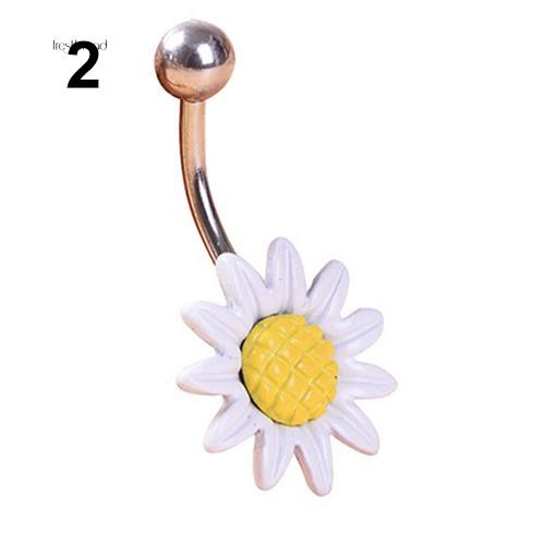 Phấn Phủ Dạng Nén [Fresh]❀Khuyên RốN HìNh Hoa BằNg ThéP Y Tế