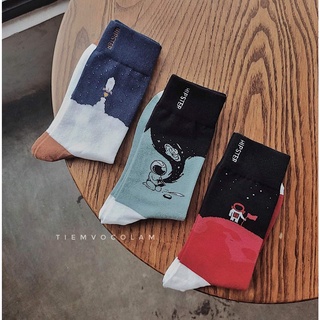 [Tiệm vớ cô Lam] Tất vớ cổ cao tên lửa chữ thêu