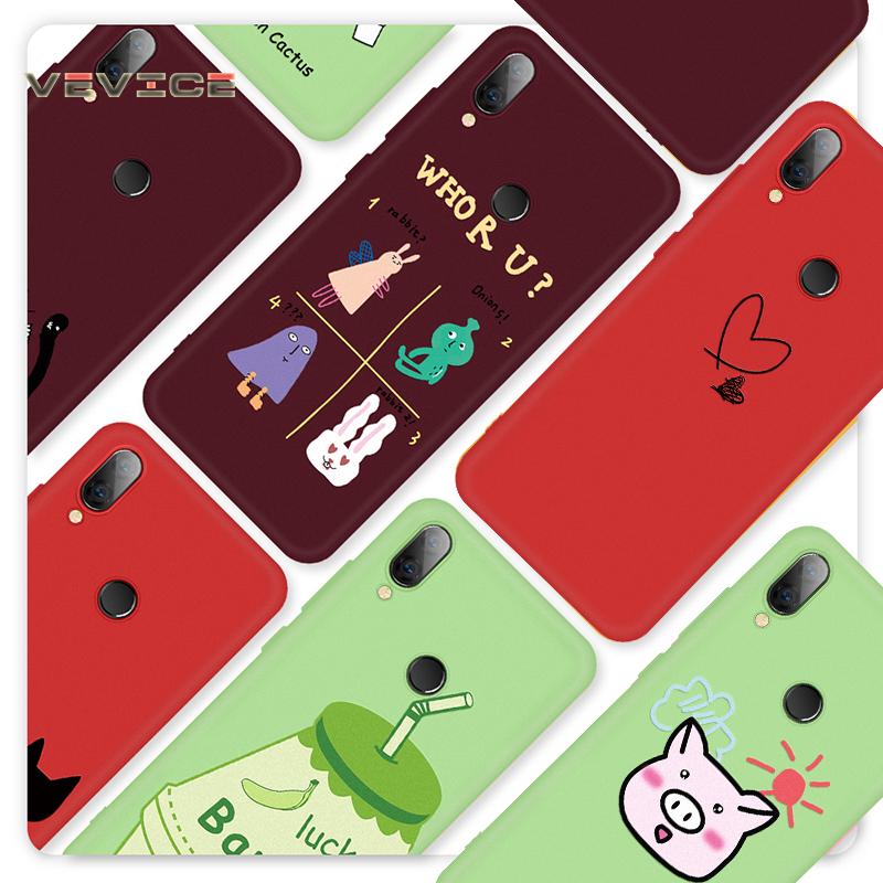 Kawaii Cartoon Pattern TPU Case For Xiaomi Redmi Note 7 6 5 Pro Mi 9 Se Soft Silicone Back Cover