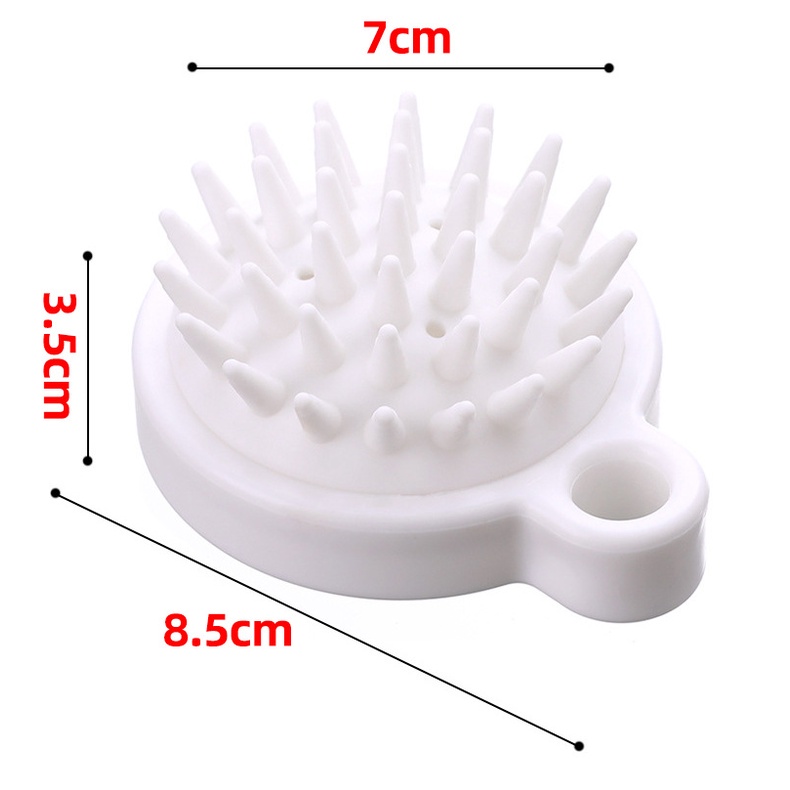 Bàn Chải Silicone Mát Xa Da Đầu Tiện Dụng