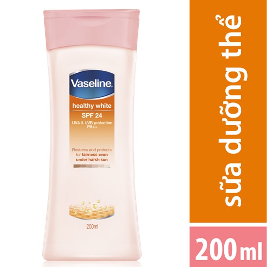 Sữa dưỡng thể làm trắng da Vaseline Healthy White Instant Fair 200ml