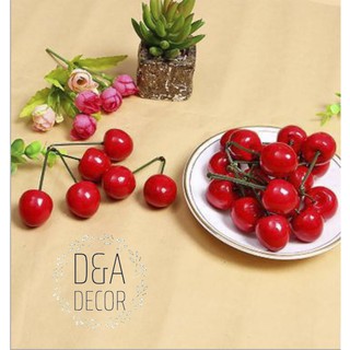 Cherry trang trí chụp hình - Set 4 trái