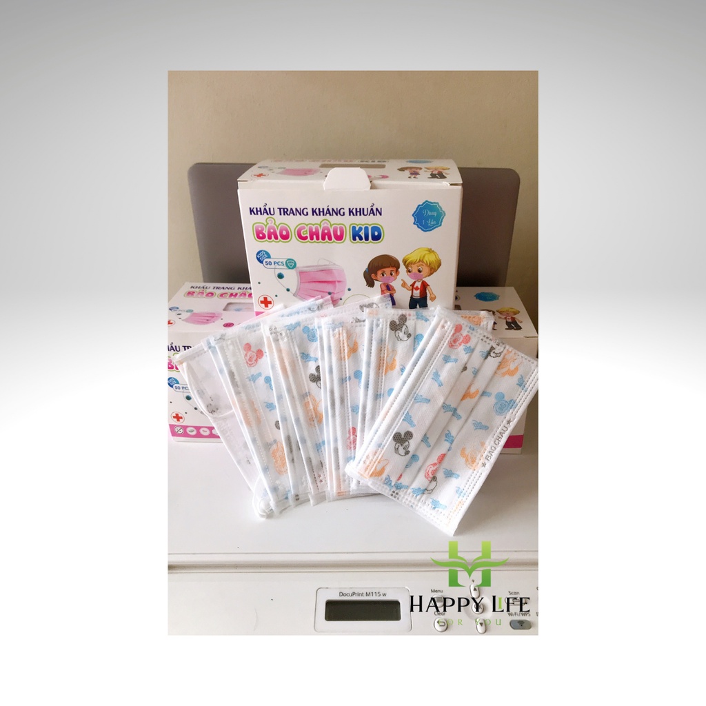 [Mã COSDAY giảm 8% đơn 150K] Khẩu trang y tế 4 lớp kháng khuẩn người lớn trẻ em (50 cái / hộp) - Happy Life for You | BigBuy360 - bigbuy360.vn