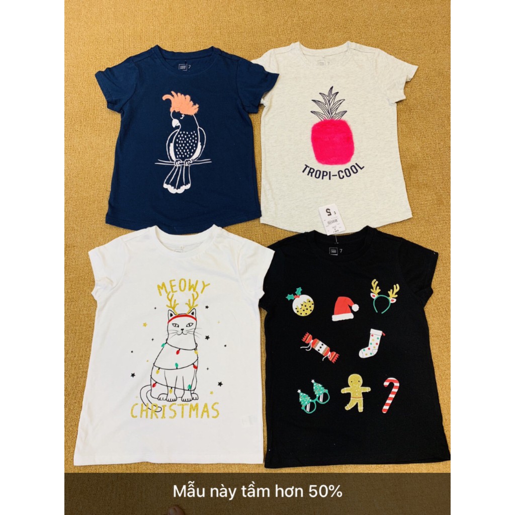 * Mã 7777: Áo bé gái Cothing & Co, chất vải đẹp, mẫu này mẹ con đồng phục thì xinh lắm. TQXK xịn (7593 HT)