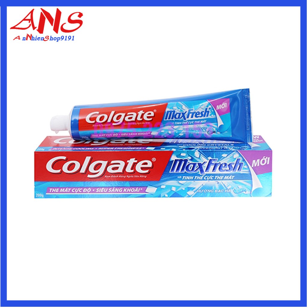 Kem đánh rang Colgate MaxFresh bạc hà 200gr