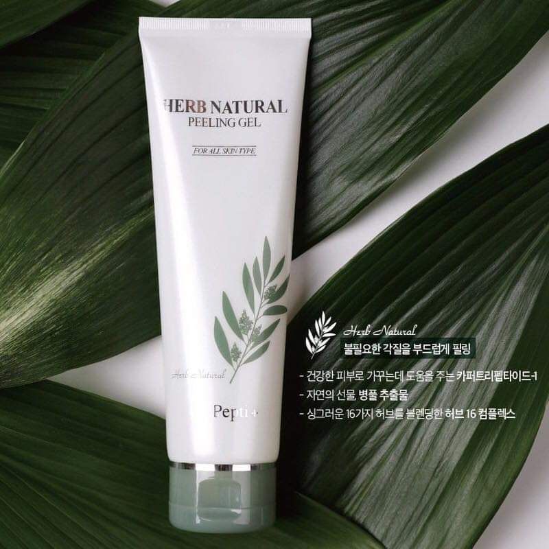 Tẩy Tế Bào Chết Dr Pepti Herb Natural Peeling Gel - Trắng Mịn da